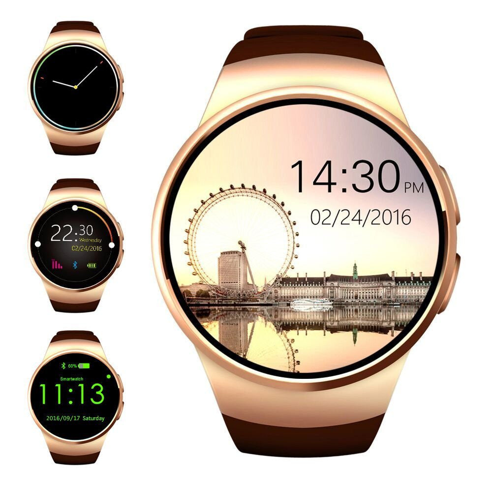 Bluetooth Smart Watch,Evershop 1.3 inches IPS Round Touch Screen Water Resistant